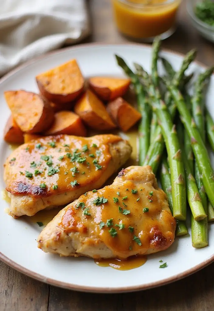 26 Healthy Chicken Dinner Recipes for Two Made Easy - 3. Honey Mustard Chicken Thighs