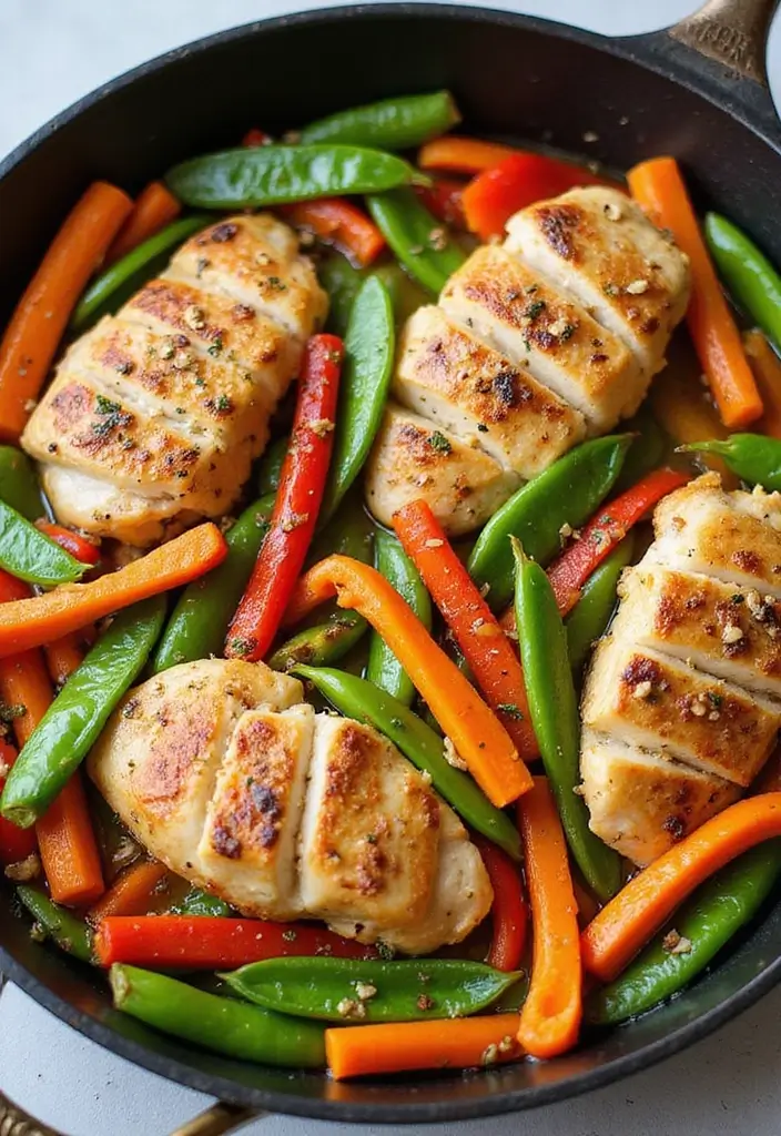 26 Healthy Chicken Dinner Recipes for Two Made Easy - 5. One-Pan Chicken and Veggie Stir-Fry