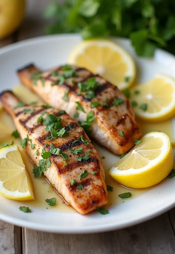 26 Quick and Easy Summer Dinner Recipes for Family Meals - 17. Lemon Herb Grilled Fish