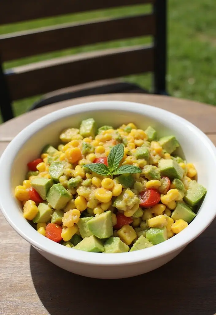 26 Quick and Easy Summer Dinner Recipes for Family Meals - 24. Corn and Avocado Salad