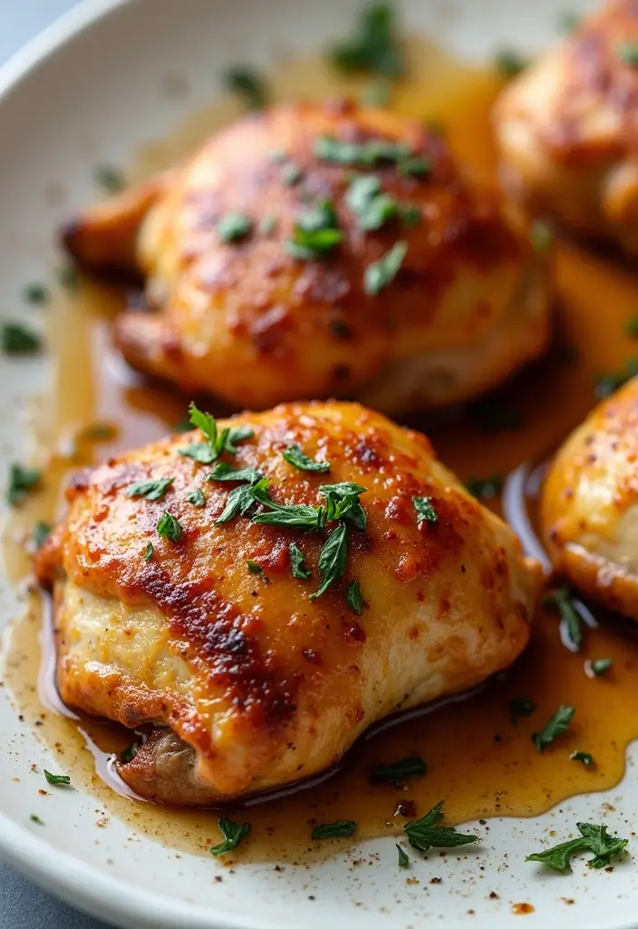 27 Bone In Chicken Recipes Perfect for Dinner Tonight - 12. Cider-Glazed Chicken Thighs
