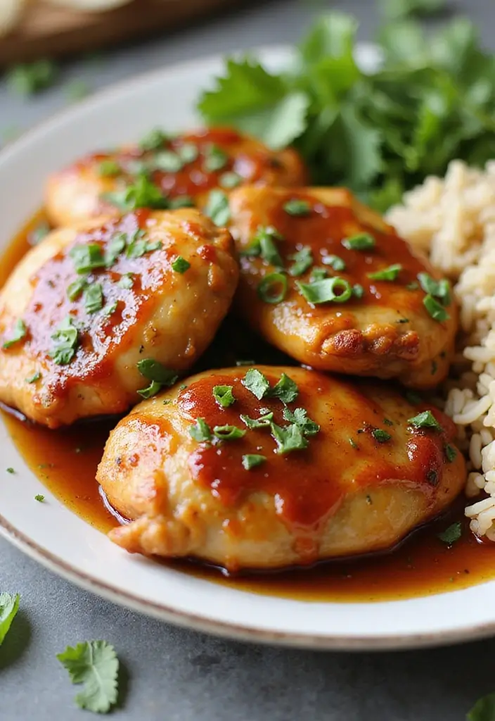 27 Bone In Chicken Recipes Perfect for Dinner Tonight - 18. Spicy Honey Garlic Chicken