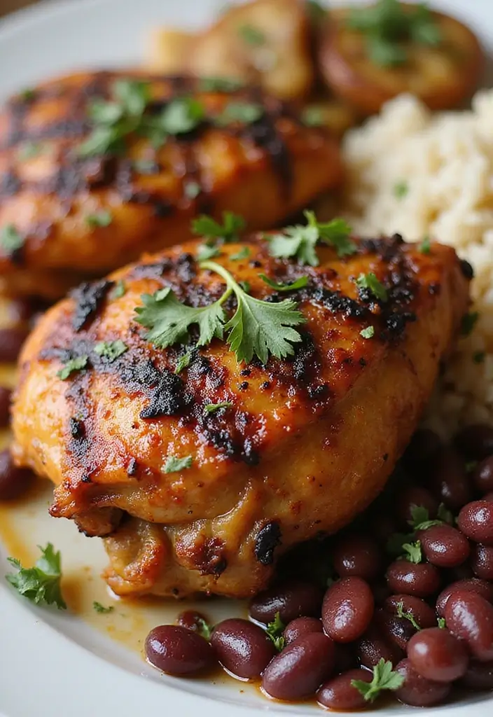 27 Bone In Chicken Recipes Perfect for Dinner Tonight - 27. Jerk Chicken