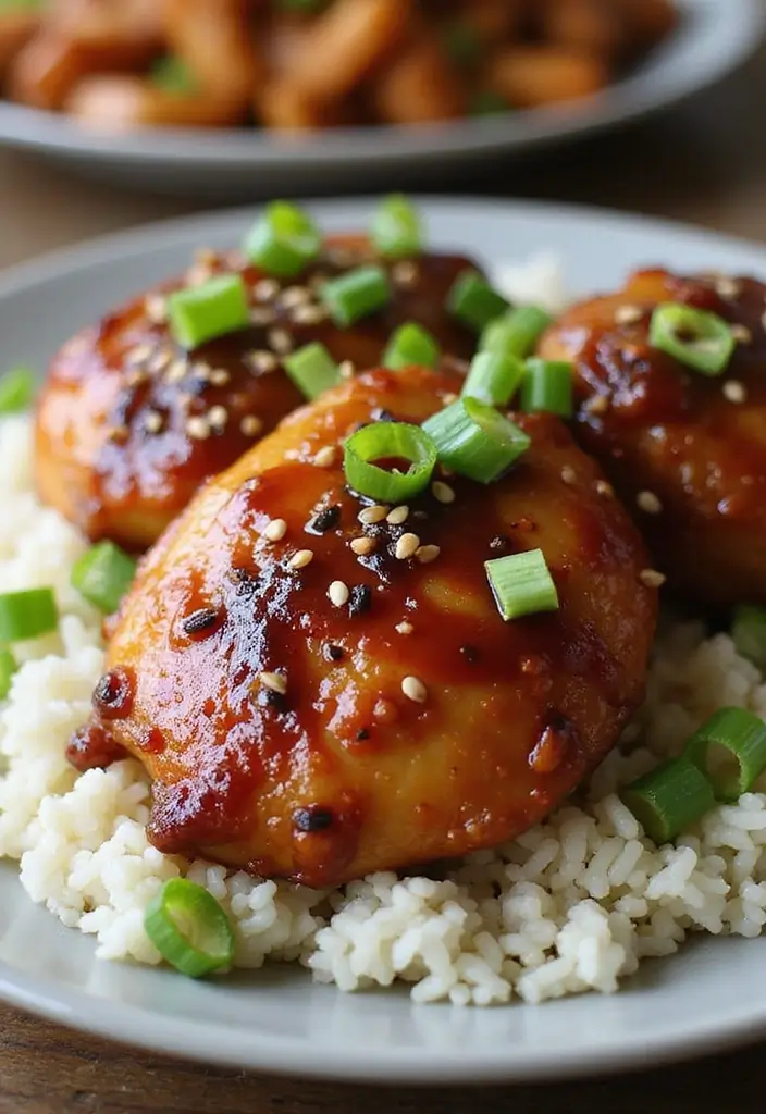 27 Bone In Chicken Recipes Perfect for Dinner Tonight - 7. Teriyaki Chicken Thighs