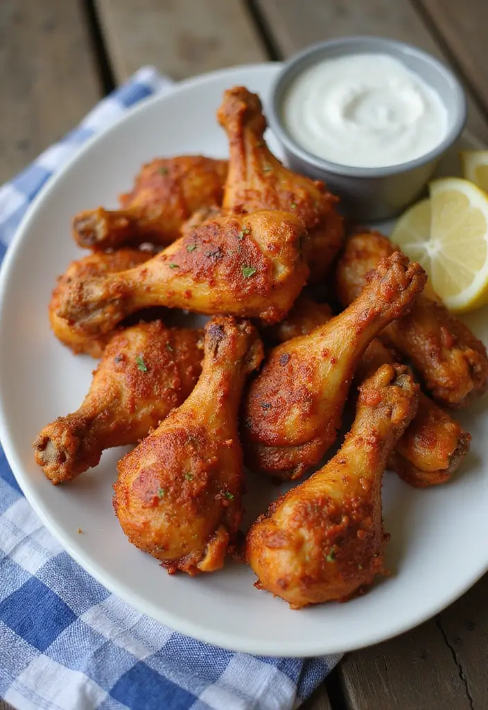 27 Bone In Chicken Recipes Perfect for Dinner Tonight - 8. Cajun Spiced Chicken Drumsticks