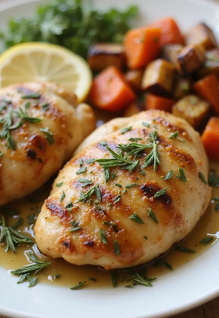 27 Bone In Chicken Recipes Perfect for Dinner Tonight - 9. Rosemary Lemon Grilled Chicken