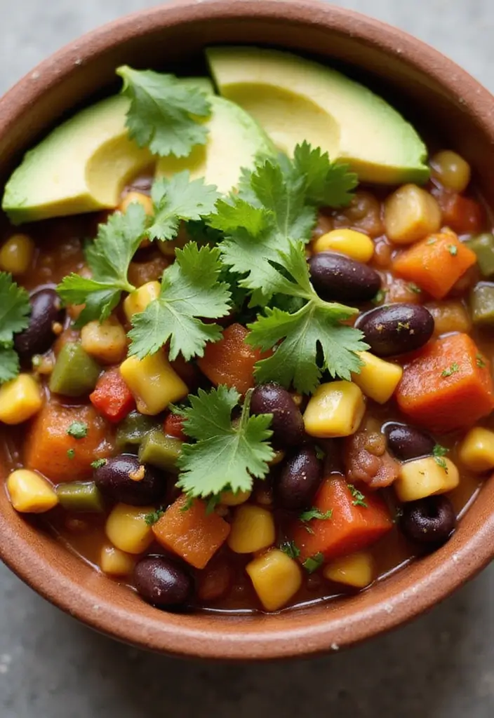 27 Easy Healthy Dinner Recipes for Family on a Budget - 2. Vegetarian Chili