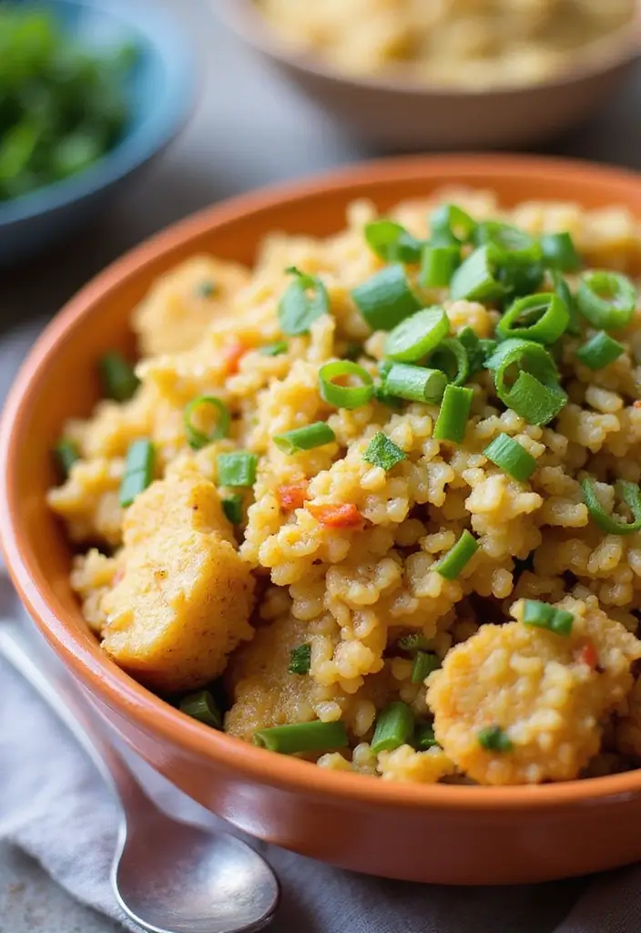 27 Easy Healthy Dinner Recipes for Family on a Budget - 26. Cauliflower Fried Rice