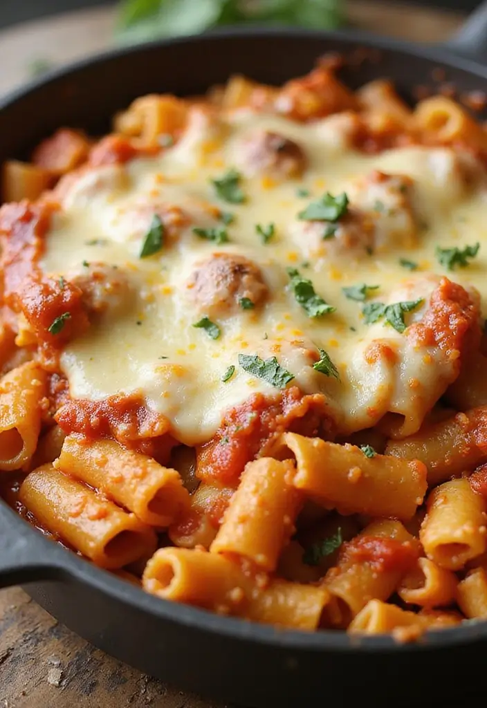 27 Easy Healthy Dinner Recipes for Family on a Budget - 27. Baked Ziti