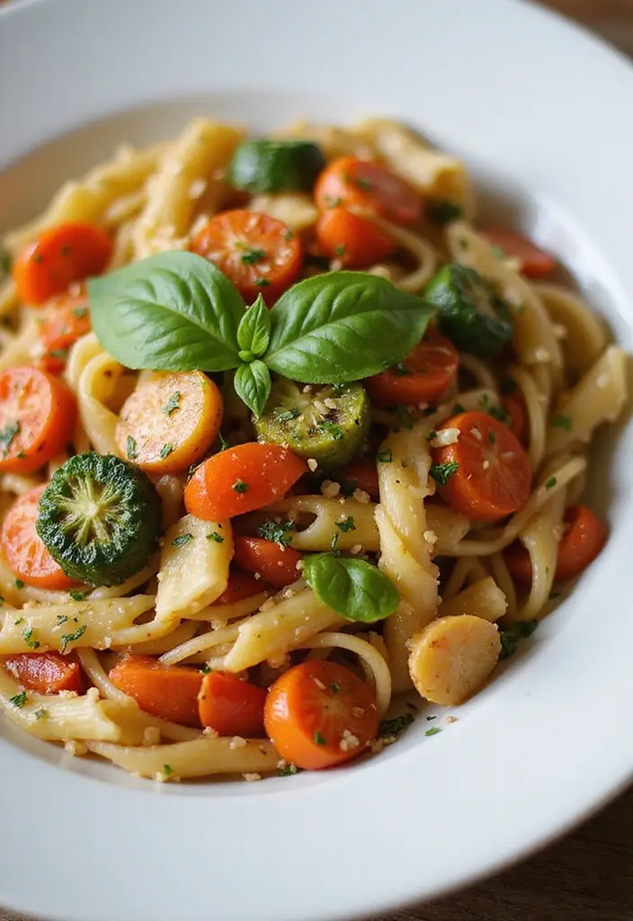 27 Easy Healthy Dinner Recipes for Family on a Budget - 3. One-Pot Pasta Primavera