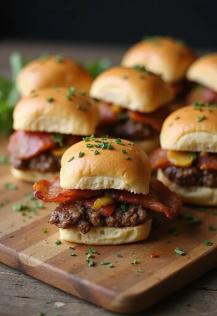 27 Ground Beef and Bacon Recipes That Make Dinner Fun - 3. Beef and Bacon Sliders