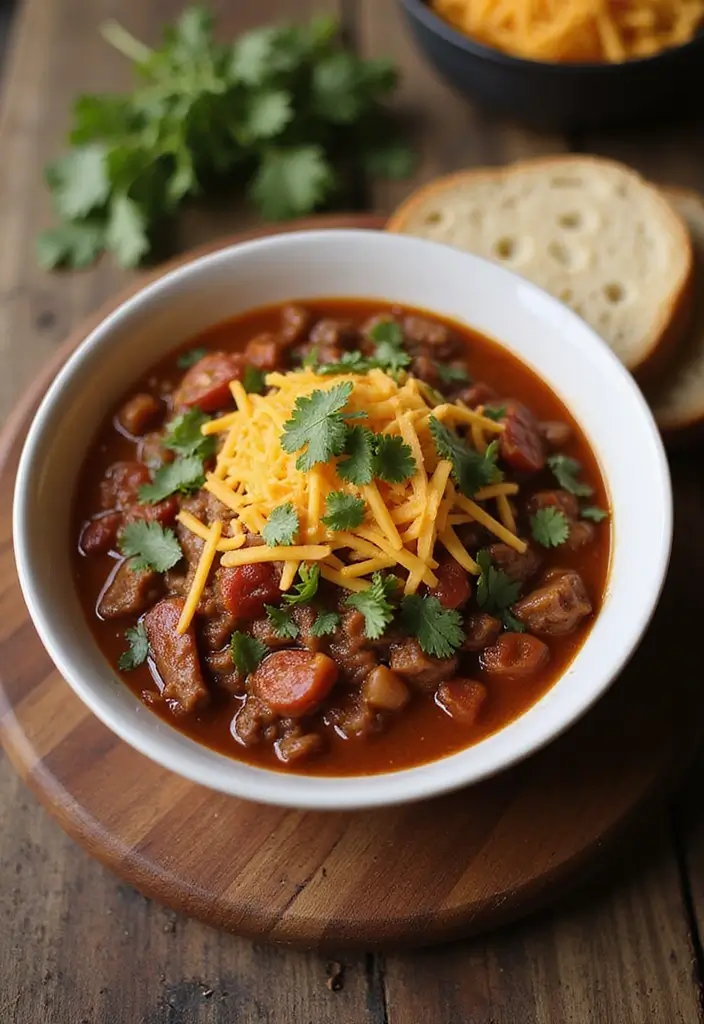 27 Ground Beef and Bacon Recipes That Make Dinner Fun - 8. Beef and Bacon Chili