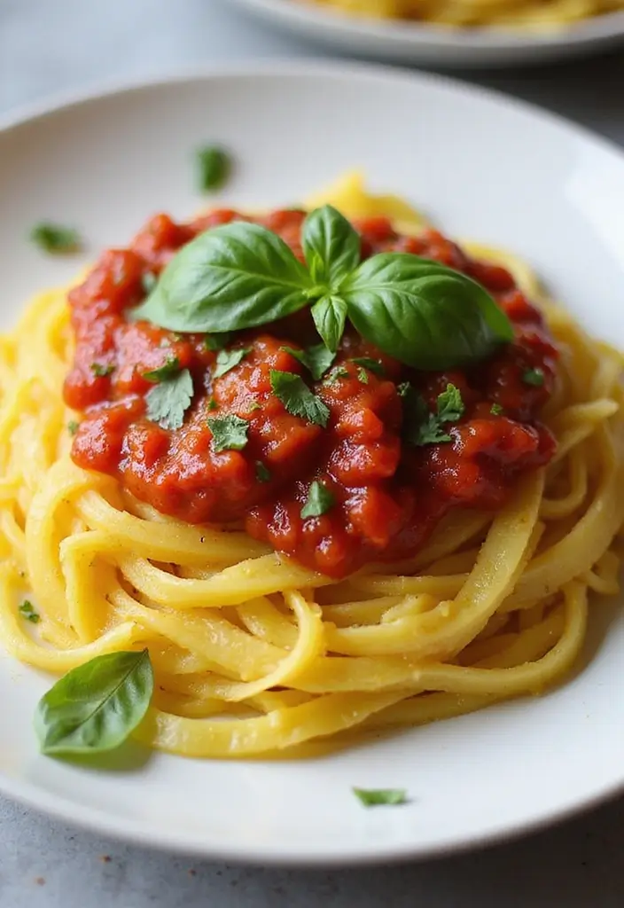 27 High Protein Low Carb Dinner Recipes for Weight Loss - 10. Spaghetti Squash with Marinara