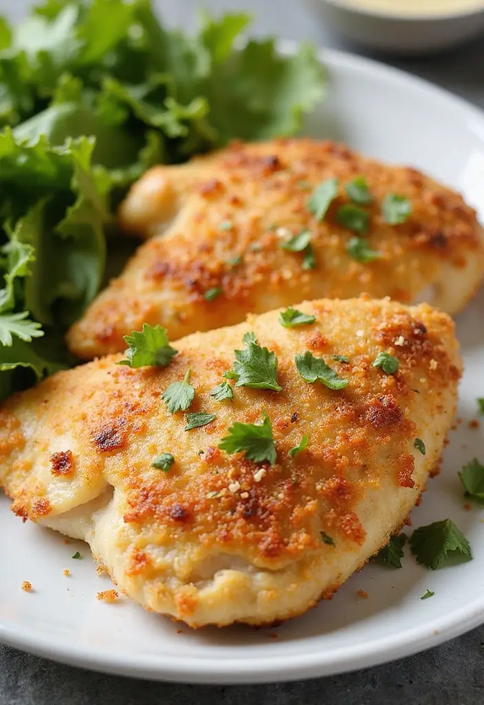 27 Low Carb Dinner Recipes the Whole Family Can Enjoy - 16. Parmesan Crusted Chicken