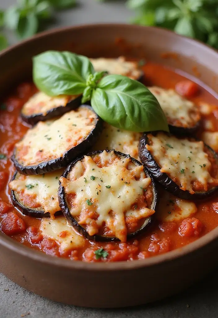 27 Low Carb Dinner Recipes the Whole Family Can Enjoy - 6. Eggplant Parmesan