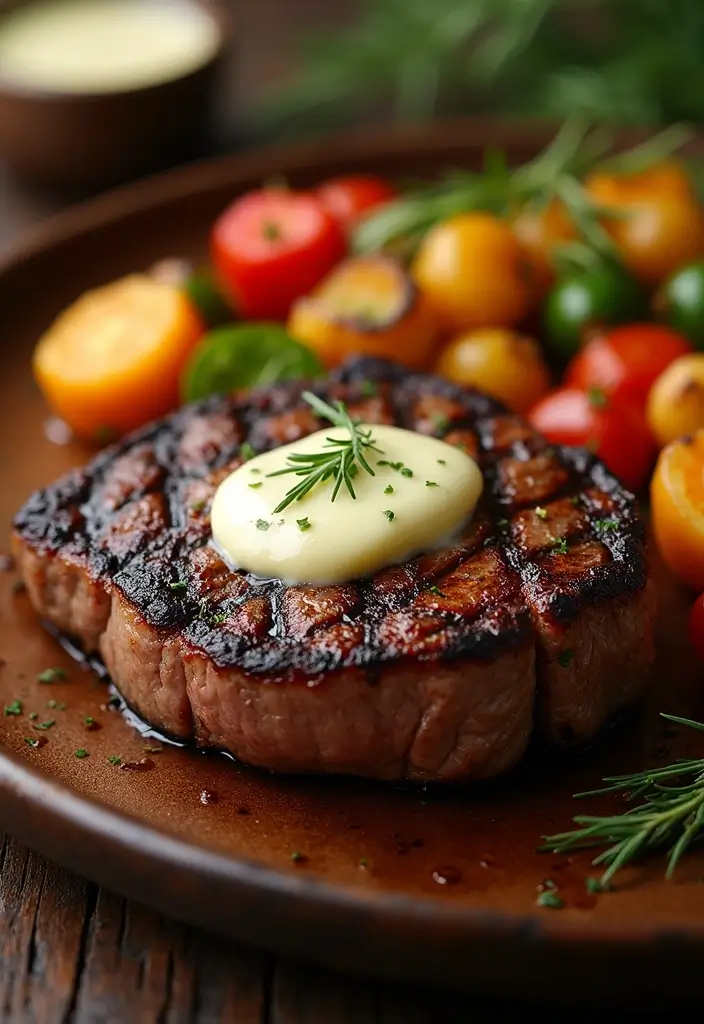 27 Low Carb Steak Recipes Perfect for Dinner Plans - 1. Herb-Butter Grilled Steak