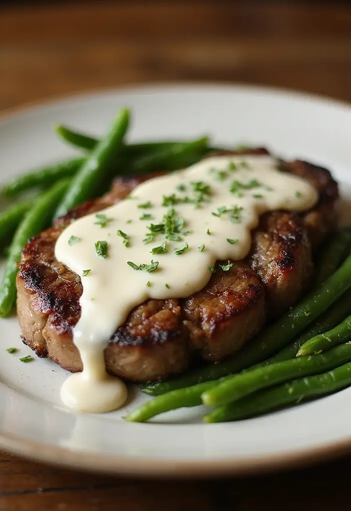 27 Low Carb Steak Recipes Perfect for Dinner Plans - 14. Steak with Garlic Herb Sauce