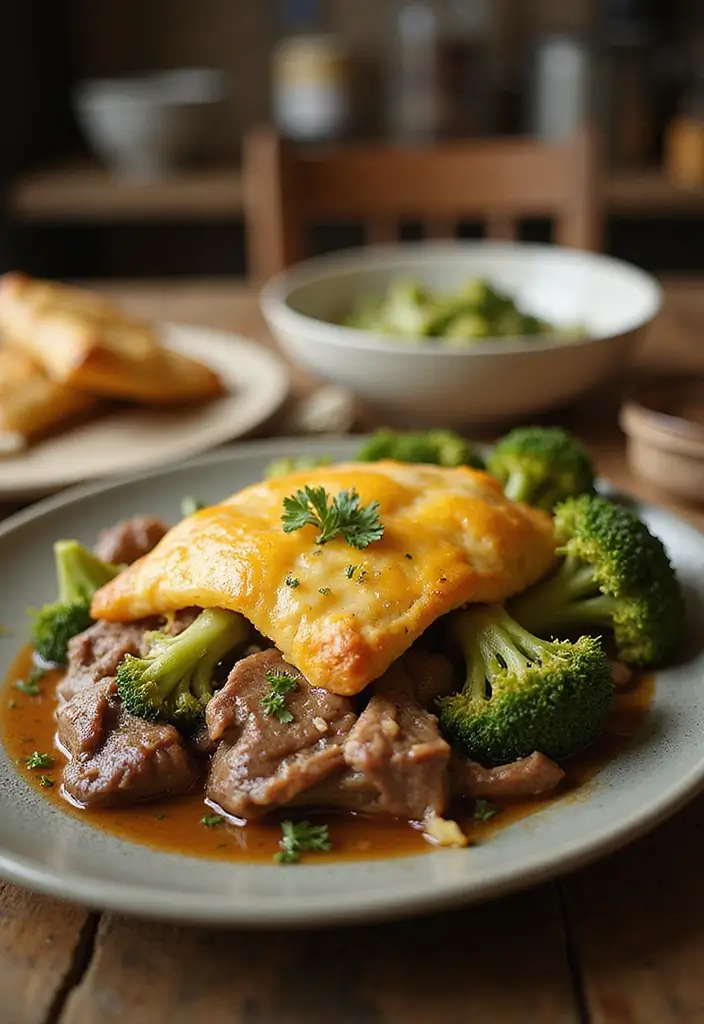 27 Low Carb Steak Recipes Perfect for Dinner Plans - 19. Steak and Broccoli Bake