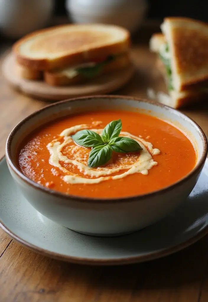 27 Quick and Easy Winter Dinner Recipes to Stay Warm - 15. Creamy Tomato Soup