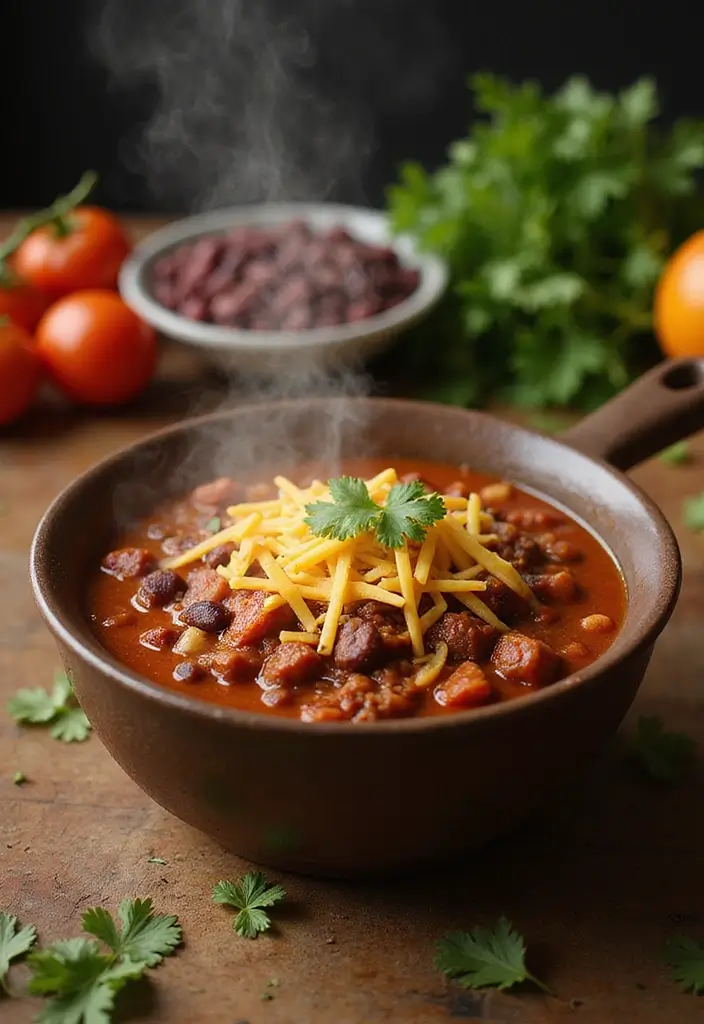 27 Quick and Easy Winter Dinner Recipes to Stay Warm - 2. Hearty Chili Con Carne