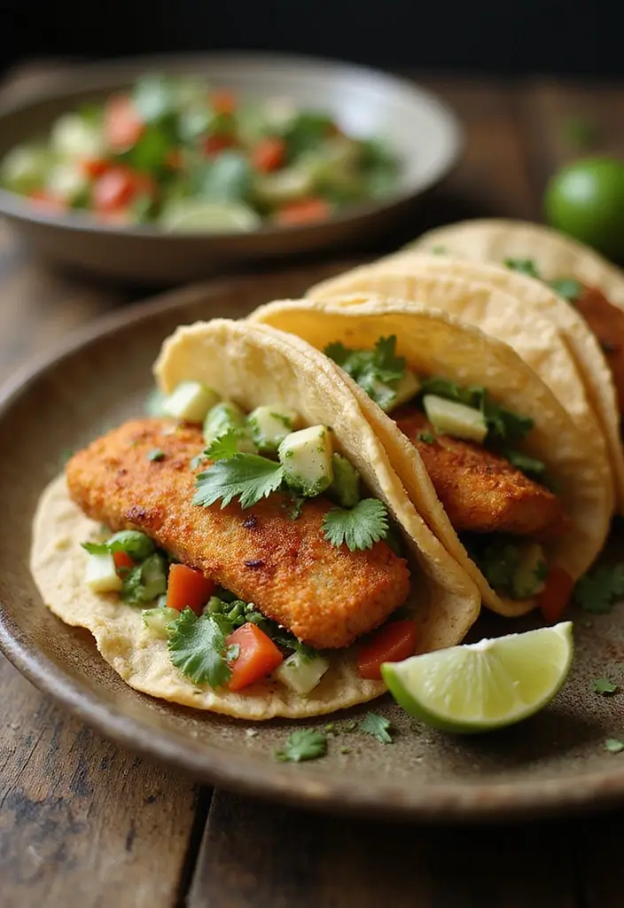 27 Quick and Easy Winter Dinner Recipes to Stay Warm - 25. Quick Fish Tacos