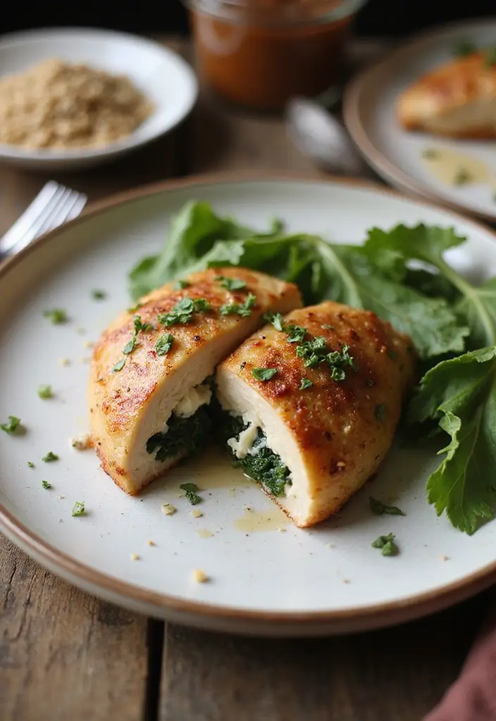 27 Quick and Easy Winter Dinner Recipes to Stay Warm - 4. Spinach and Feta Stuffed Chicken Breast