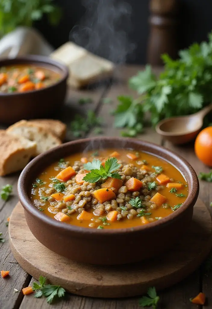 27 Quick and Easy Winter Dinner Recipes to Stay Warm - 5. Hearty Lentil Soup