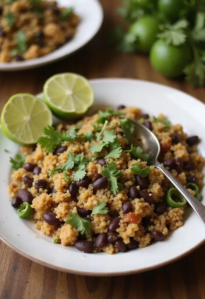 27 Quick and Easy Winter Dinner Recipes to Stay Warm - 6. One-Pot Quinoa and Black Beans