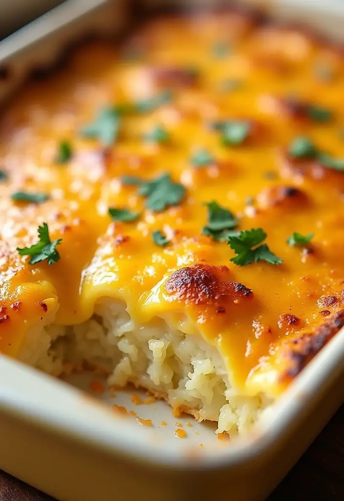 28 Easy 4 Ingredient Casserole Recipes for Dinner Tonight - 1. Cheesy Potato Casserole