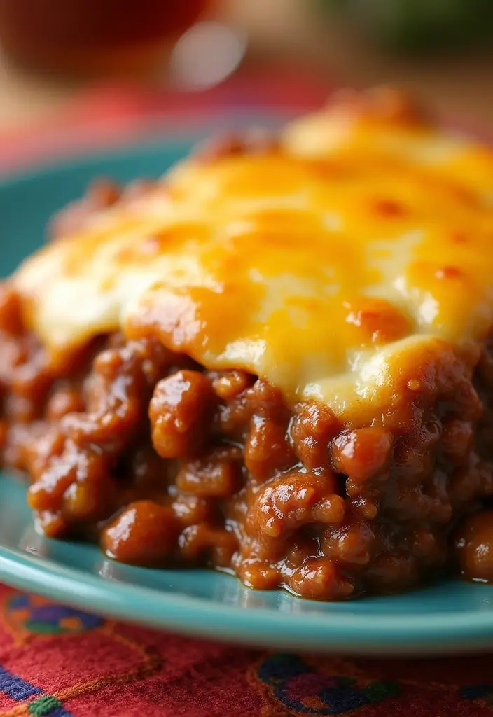 28 Easy 4 Ingredient Casserole Recipes for Dinner Tonight - 11. Sloppy Joes Casserole