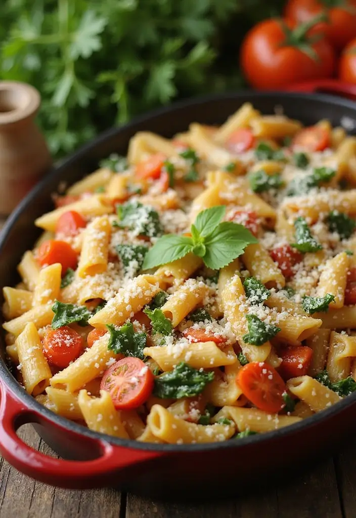 28 Easy 4 Ingredient Casserole Recipes for Dinner Tonight - 13. Pasta Primavera Casserole