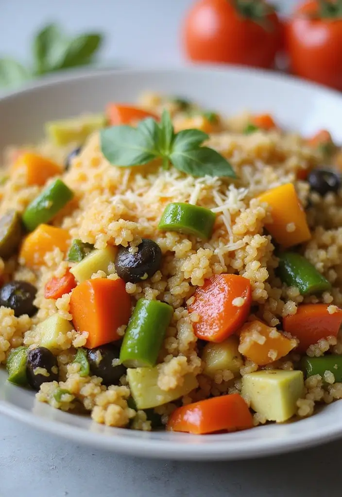 28 Easy 4 Ingredient Casserole Recipes for Dinner Tonight - 18. Quinoa and Vegetable Casserole