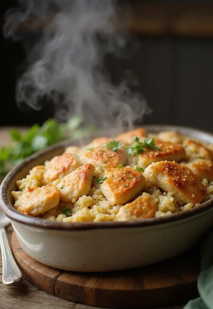 28 Easy 4 Ingredient Casserole Recipes for Dinner Tonight - 2. Chicken and Rice Casserole