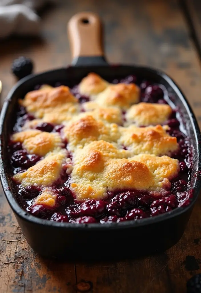 28 Easy 4 Ingredient Casserole Recipes for Dinner Tonight - 27. Blackberry Cobbler Casserole