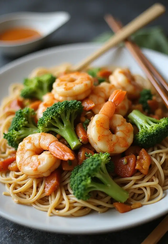 28 Easy Cheap Dinner Recipes for Two on a Budget - 12. Shrimp and Broccoli Stir-Fry