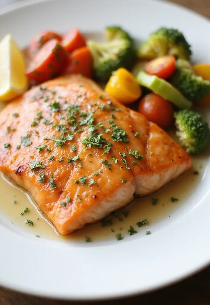 28 Easy Cheap Dinner Recipes for Two on a Budget - 15. Honey Garlic Salmon