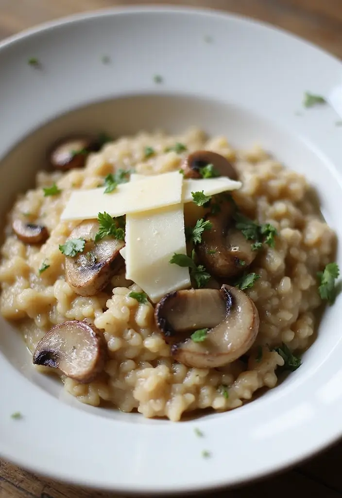 28 Easy Cheap Dinner Recipes for Two on a Budget - 19. Mushroom Risotto