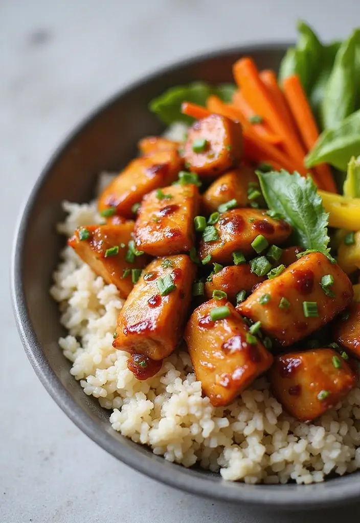 28 Easy Cheap Dinner Recipes for Two on a Budget - 21. Teriyaki Chicken Bowls
