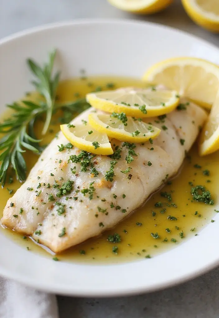28 Easy Cheap Dinner Recipes for Two on a Budget - 25. Lemon Herb Tilapia