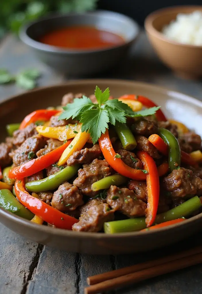 28 Easy Dinner Recipes for Two That Are Perfect Any Night - 11. Beef Stir-Fry with Bell Peppers