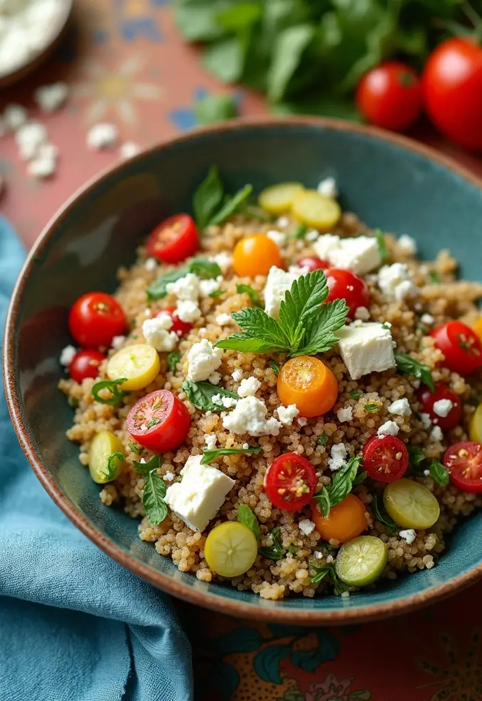 28 Easy Dinner Recipes for Two That Are Perfect Any Night - 13. Mediterranean Quinoa Bowl