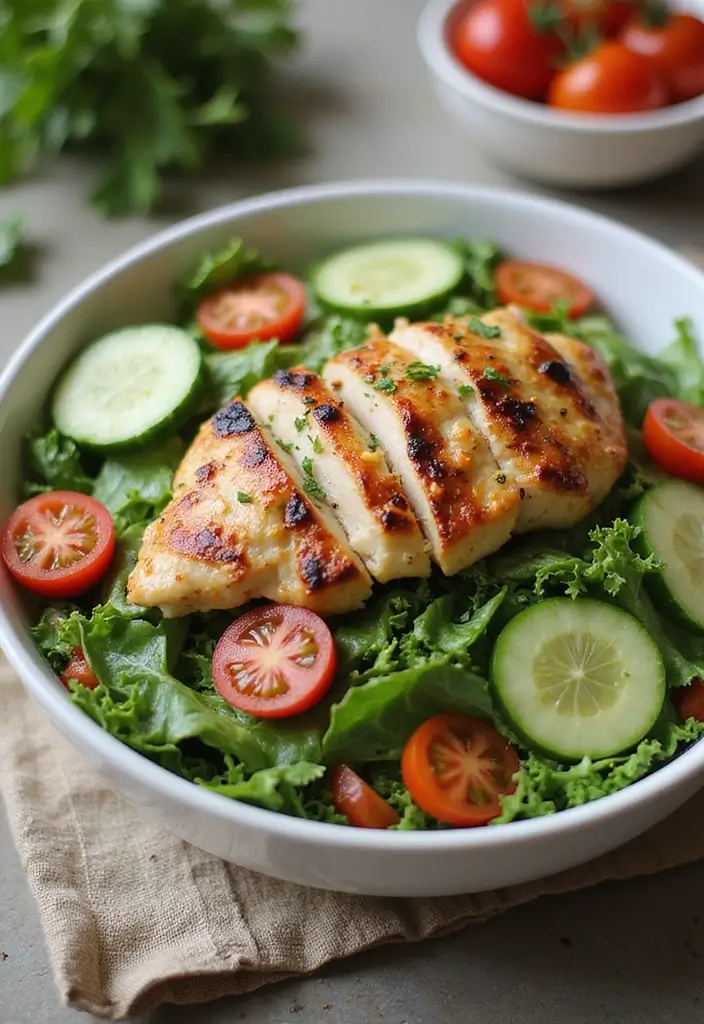 28 Easy Dinner Recipes for Two That Are Perfect Any Night - 17. Grilled Lemon Dill Chicken Salad