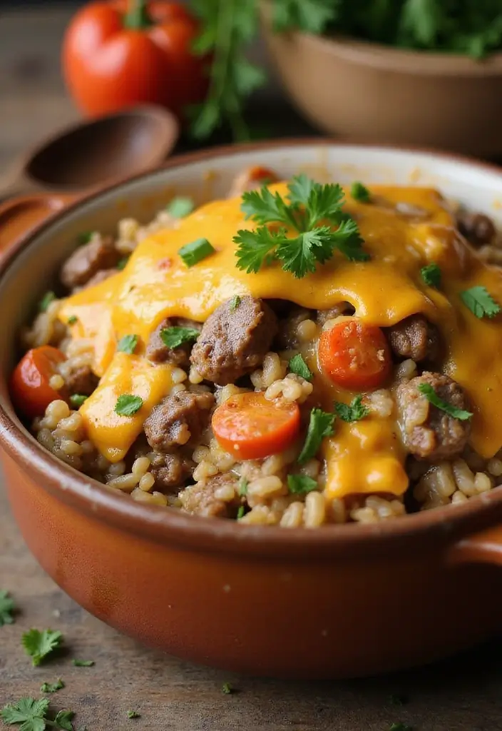28 Ground Beef and Rice Recipes That Make Dinner Easy - 1. Classic Beef and Rice Casserole