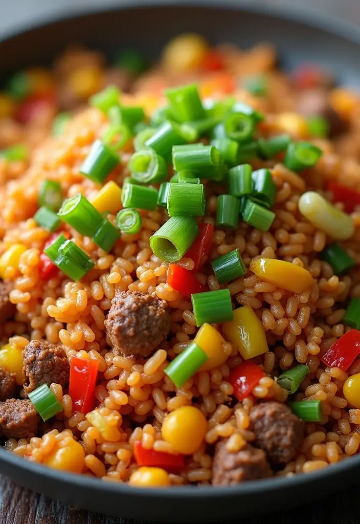 28 Ground Beef and Rice Recipes That Make Dinner Easy - 11. Beef and Vegetable Stir-Fry Rice