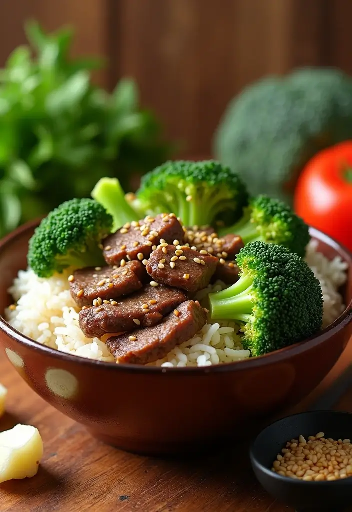 28 Ground Beef and Rice Recipes That Make Dinner Easy - 3. Beef and Broccoli Rice Bowl