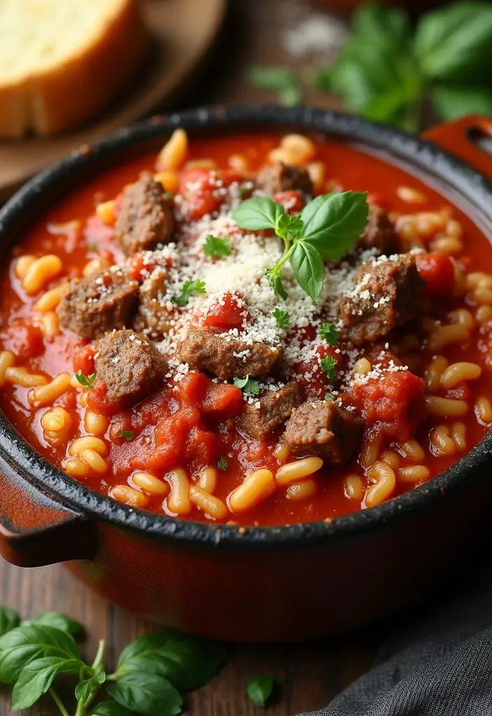 28 Ground Beef and Rice Recipes That Make Dinner Easy - 4. One-Pot Italian Beef and Rice