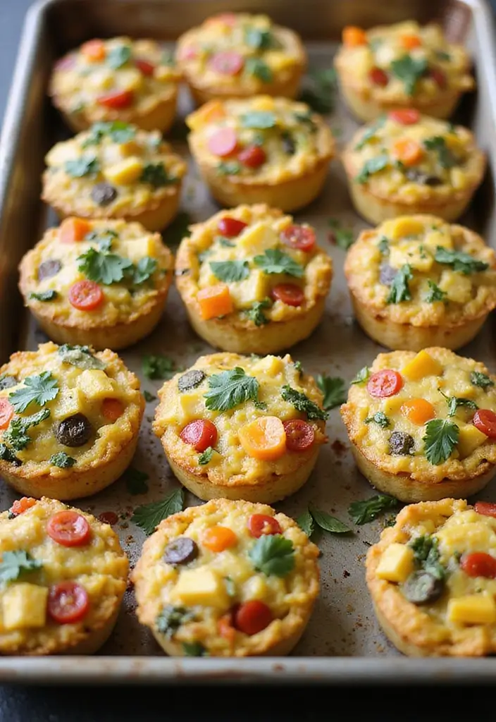 28 Healthy Dinner Recipes for Picky Eaters the Whole Family Will Enjoy - 12. Mini Vegetable Frittatas