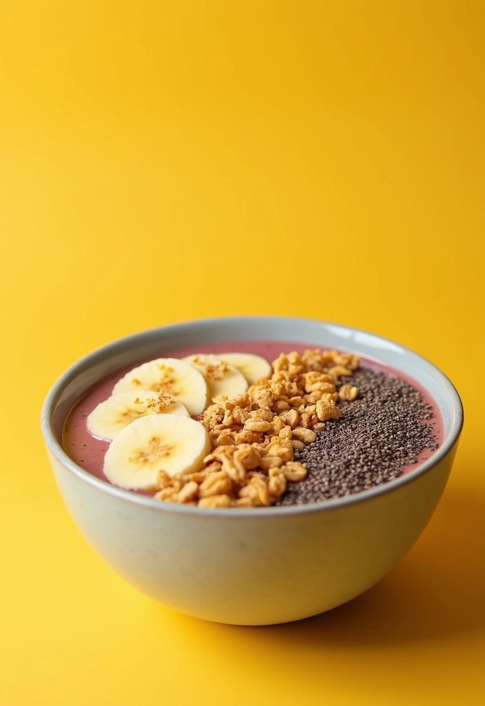 28 Healthy Dinner Recipes for Picky Eaters the Whole Family Will Enjoy - 13. Peanut Butter Banana Smoothie Bowl