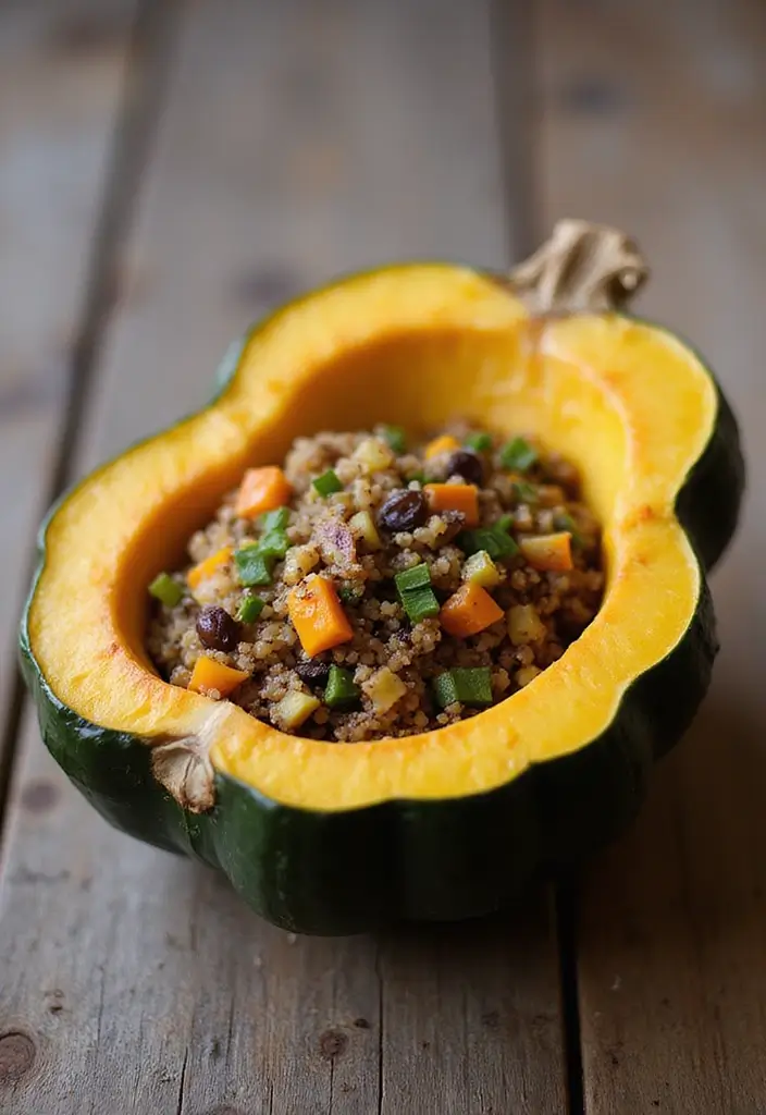 28 Healthy Dinner Recipes for Picky Eaters the Whole Family Will Enjoy - 15. Stuffed Acorn Squash