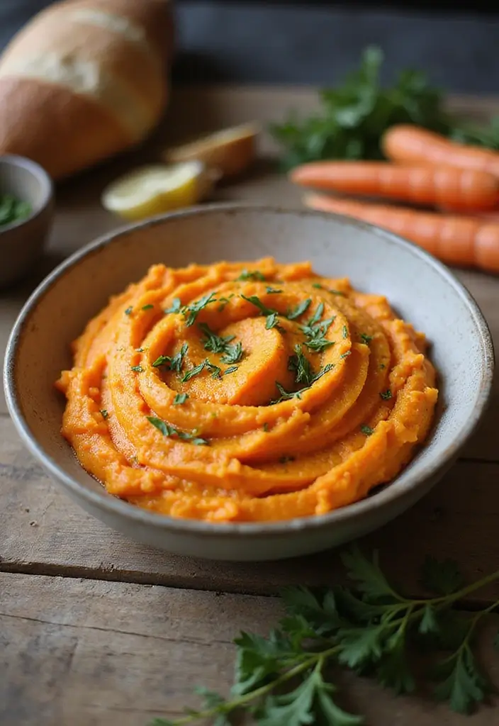28 Healthy Dinner Recipes for Picky Eaters the Whole Family Will Enjoy - 24. Carrot and Sweet Potato Mash
